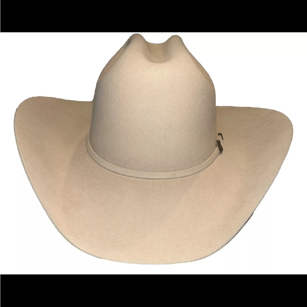 Men’s Serratelli Beaver 10X long oval cowboy hat Size 7 3/8
